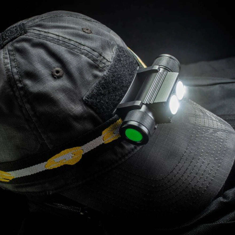 H25S LED Headlamp 18650 Battery Powerful Headlight 1200 Lumens SST40 USB Rechargeable Lamp