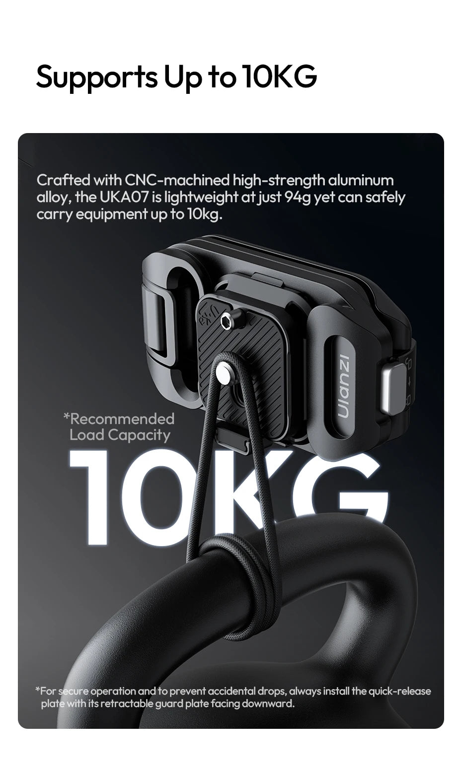 Ulanzi UKA07 Backpack Strap Quick-Release Camera Clip
