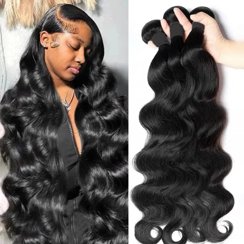 42" Body Wave Human Hair Bundles
