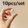 10-Pack Clear Leak-Proof Travel Bottles with Flip-Top, Refillable Lotion and Toner Containers