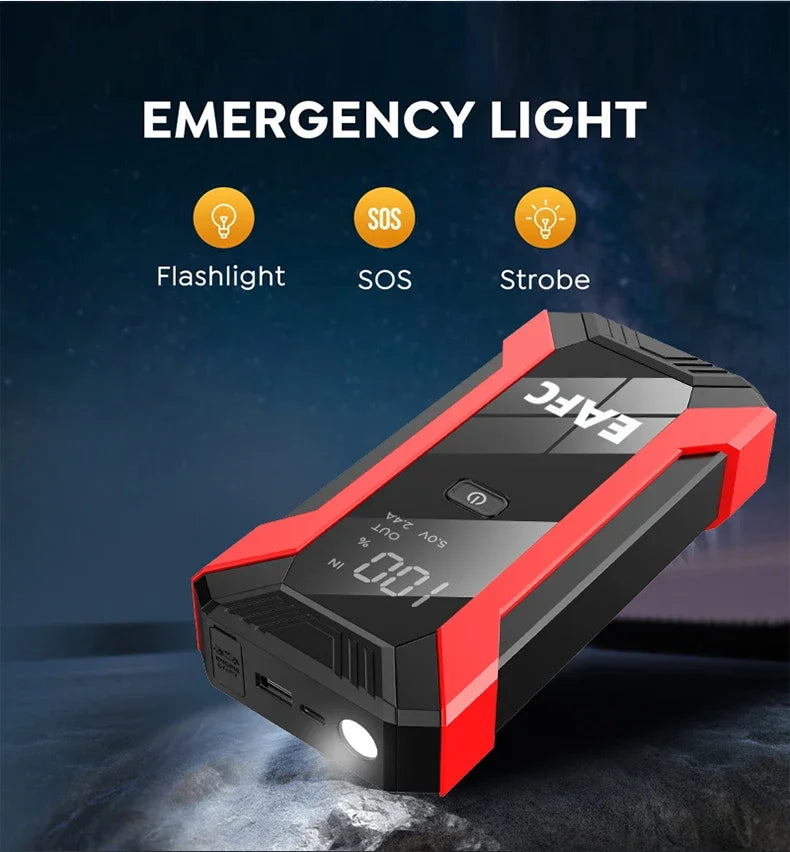 Hot 600A/2000A Portable Car Jump Starter Power Bank Car Booster Charger 12V Auto Battery Starting DevicePetrol Diesel CarBooster