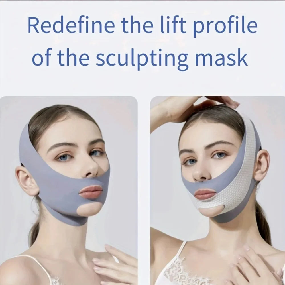 V Line Face Lifting Bandage Elastic Face Shaper for Jawline Double Chin Cheek Contour Support Women Facial Skin Care Tool