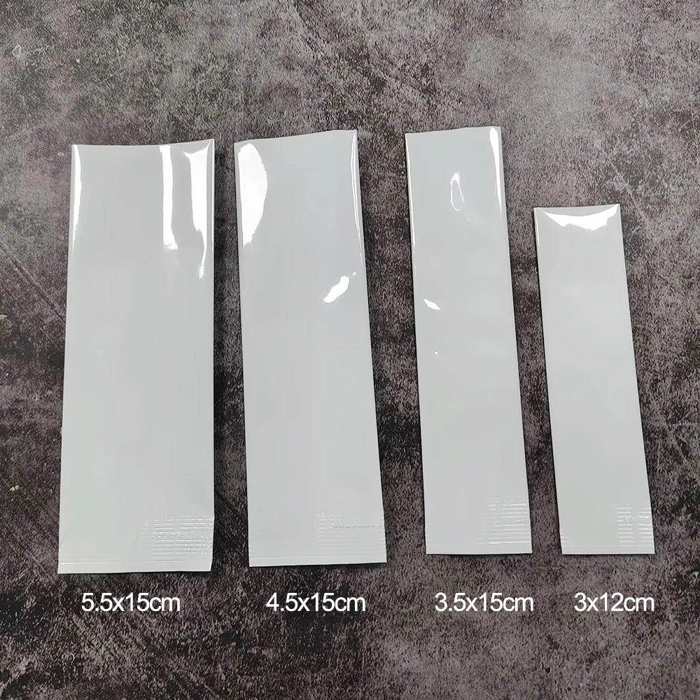Aluminum Foil Mylar Bag, Small Heat Seal, Individual Coffee Powder Sampling Packaging, Vacuum Pouch, 200 Pcs