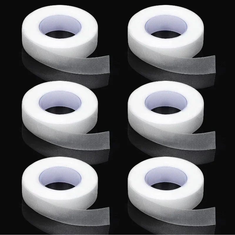Transparent Micropore Eyelash Tape, 9m per Roll, Breathable Gentle Adhesive Fabric Tape for Lash Extensions
