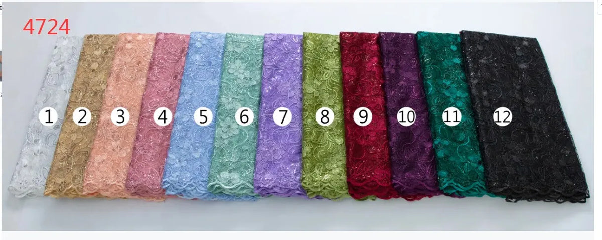 SJD LACE Gold French African Mesh Lace Fabrics for Women Wedding Dress 2026 High Quality Nigerian Tulle Net Lace Fabrics for Party DIY Cloth 4716
