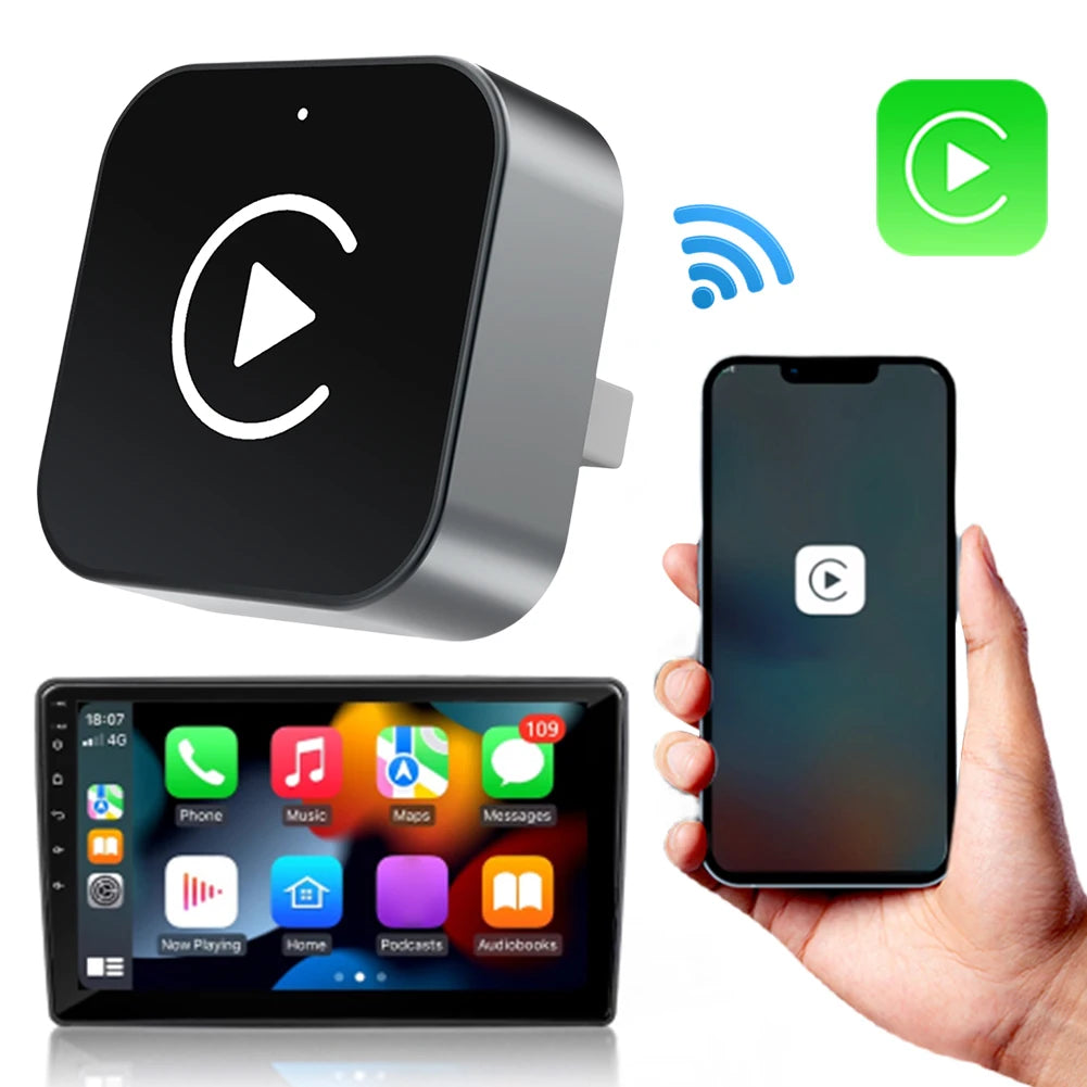 2-in-1 Wireless CarPlay & Android Auto Adapter
