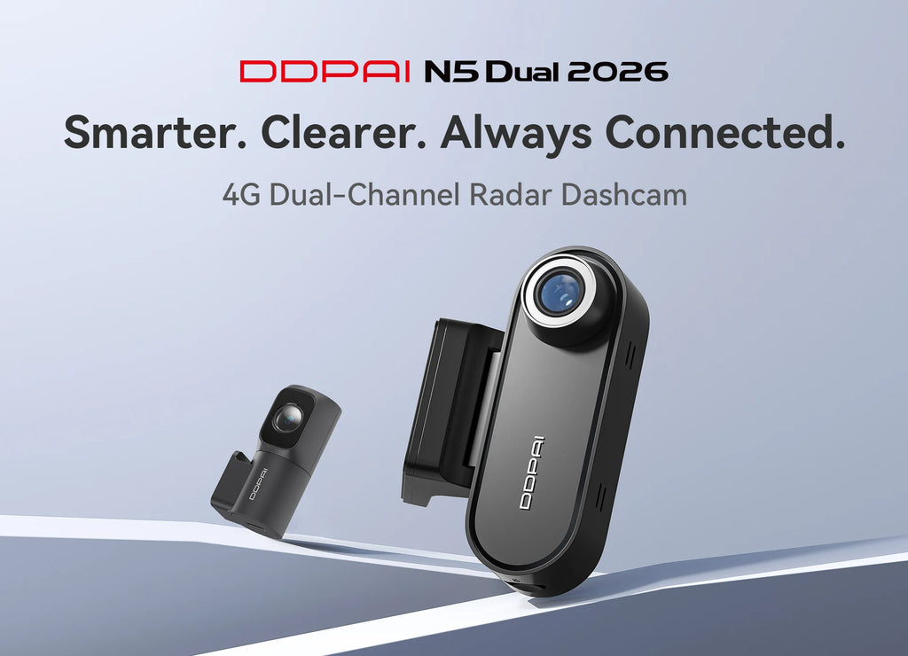 DDPAI N5 Dual 4K Front & Rear Dash Cam