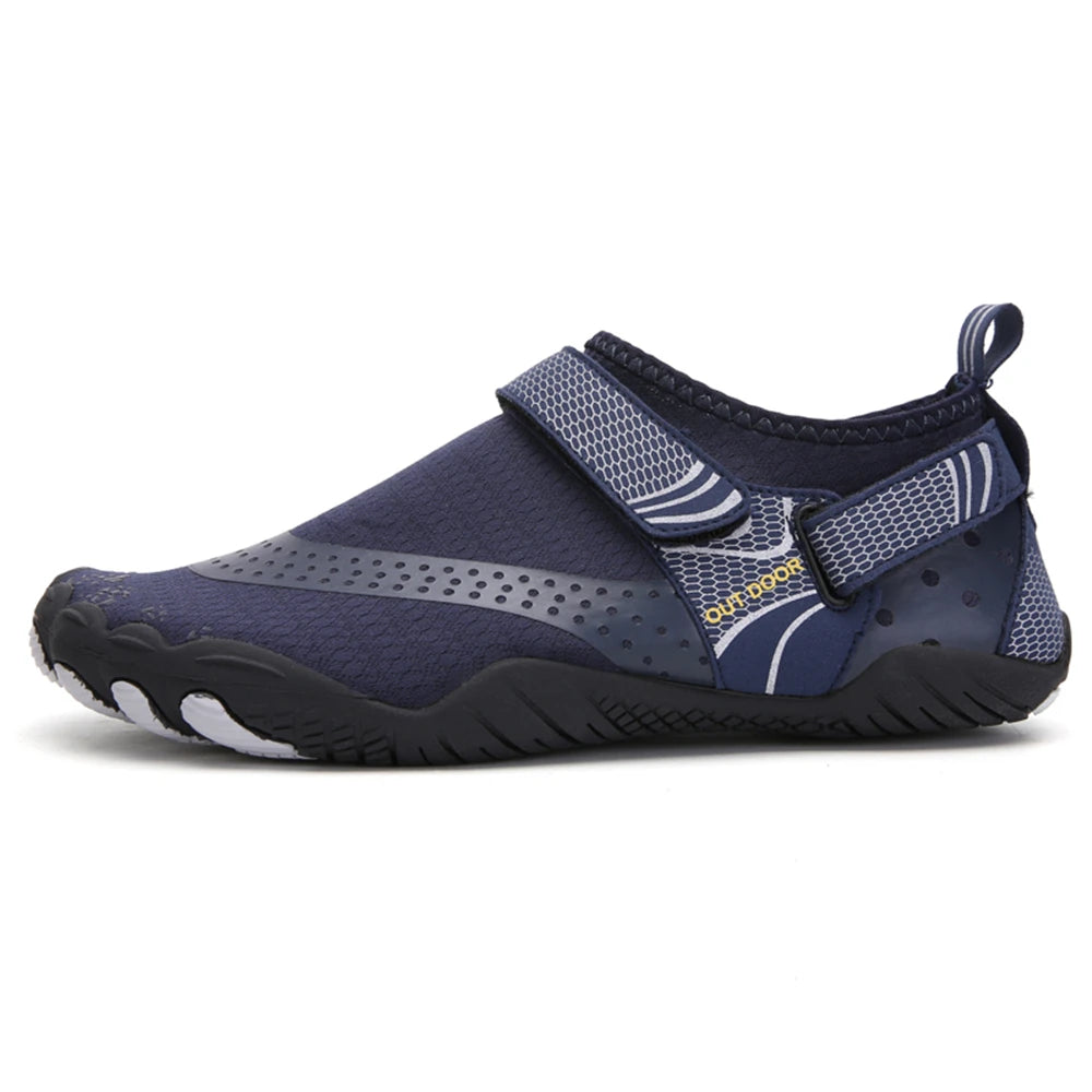 Men's Quick-Dry Non-Slip Water Shoes, Lightweight Barefoot Aqua Sneakers for Swimming and Wading