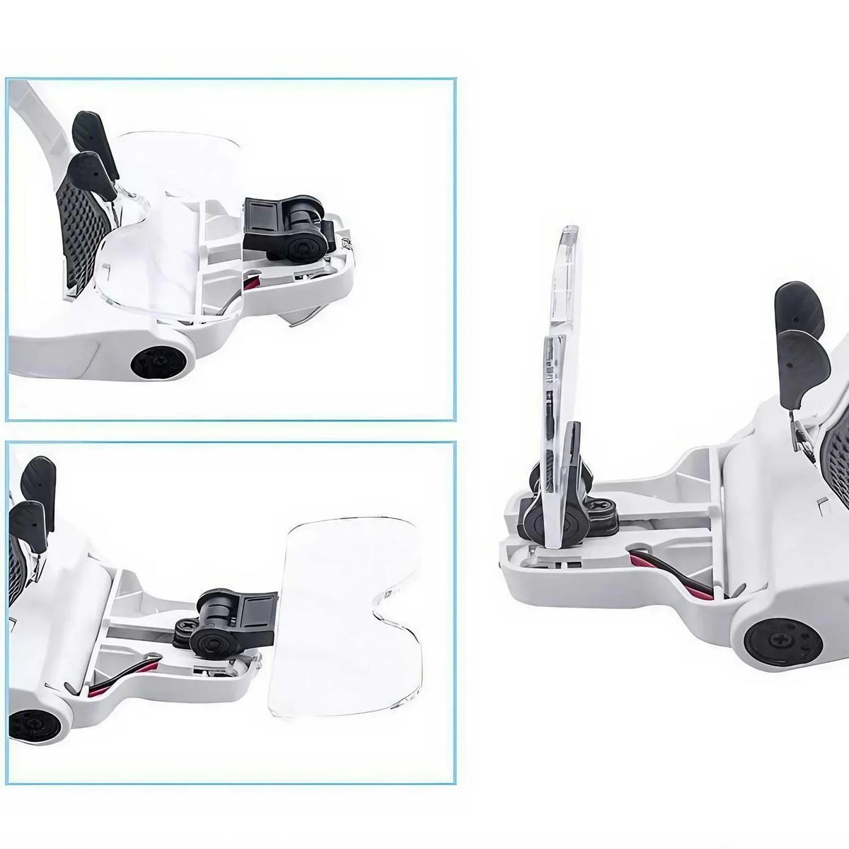LED Head Magnifier with 5 Lenses 10X to 35X Adjustable Focus Hands Free Loupe for Precise Work Ideal for Crafts and Close Detail Magnification Glasses for Hobbyists and Professionals Lightweight Comfortable Wear