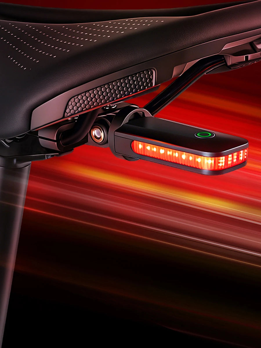 CL01 Pro Bike Rear Light Bicycle LED Taillight USB-C Rechargeable Auto On-off Brake Sensor Side Visibility Lightweight Compact ABM25 Update Mount