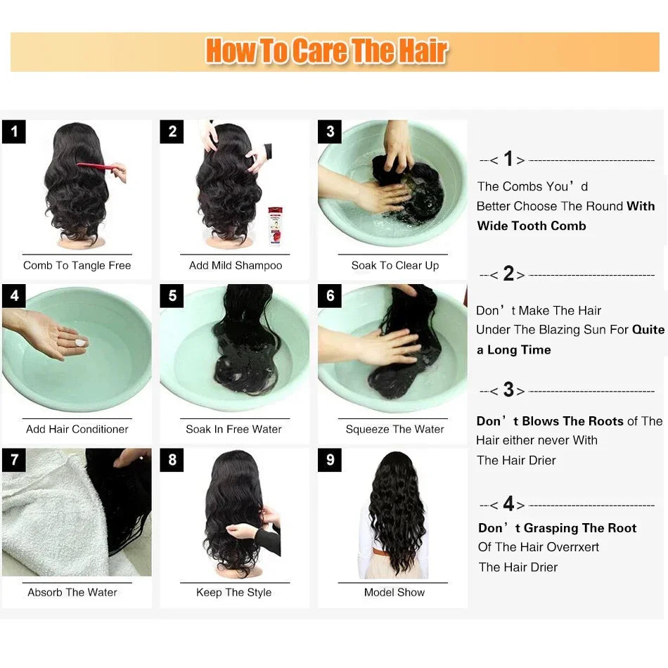 Body Wave Human Hair Bundles, 2–4 Pack