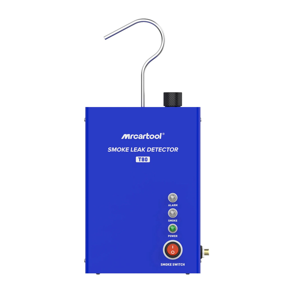 MR CARTOOL T80 Smoke Machine Leak Detector with Pump EVAP Pipe Leak Locator Smoke Diagnostic Tool for Motorcycle PK AN-CEL S100