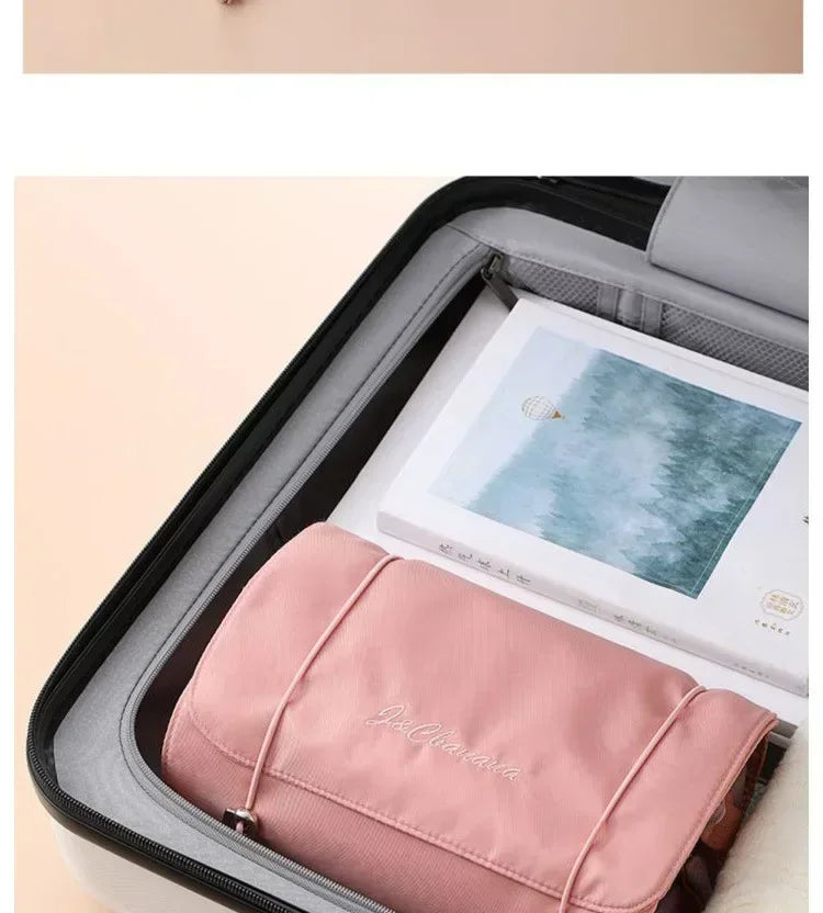 Large Makeup Organizer Bag, Travel Cosmetic and Toiletry Case for Women