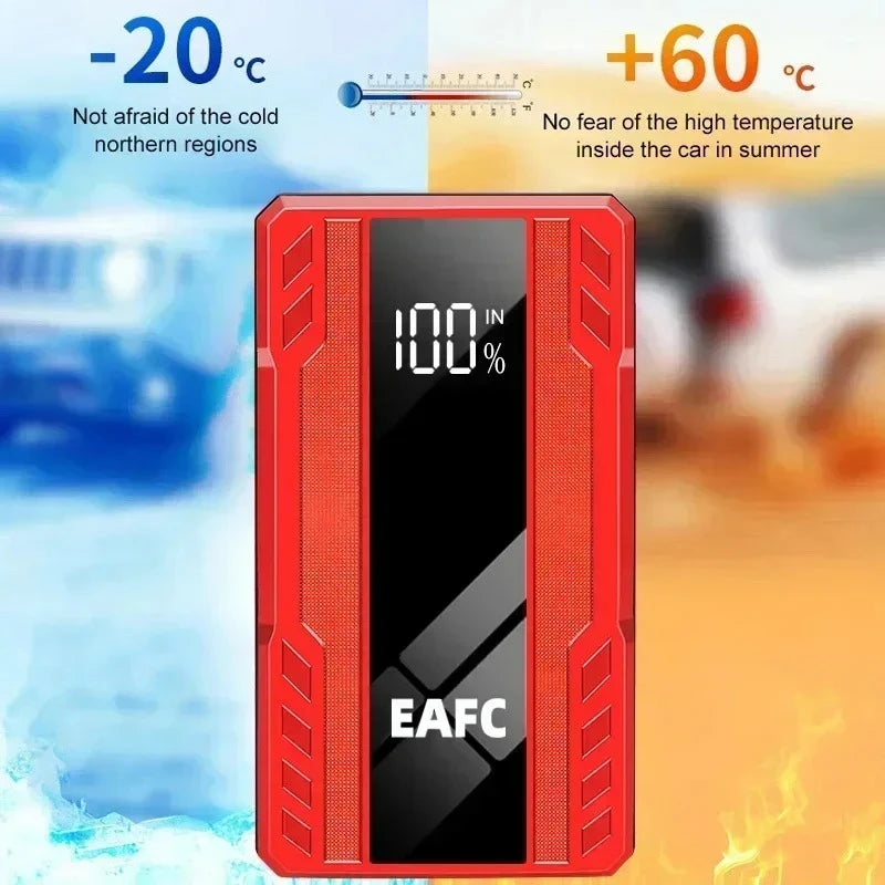EAFC Power Bank 1000A/1200A/2000A Jump Starter Portable Charger Car Booster 12V Auto Starting Device Emergency Battery Starter