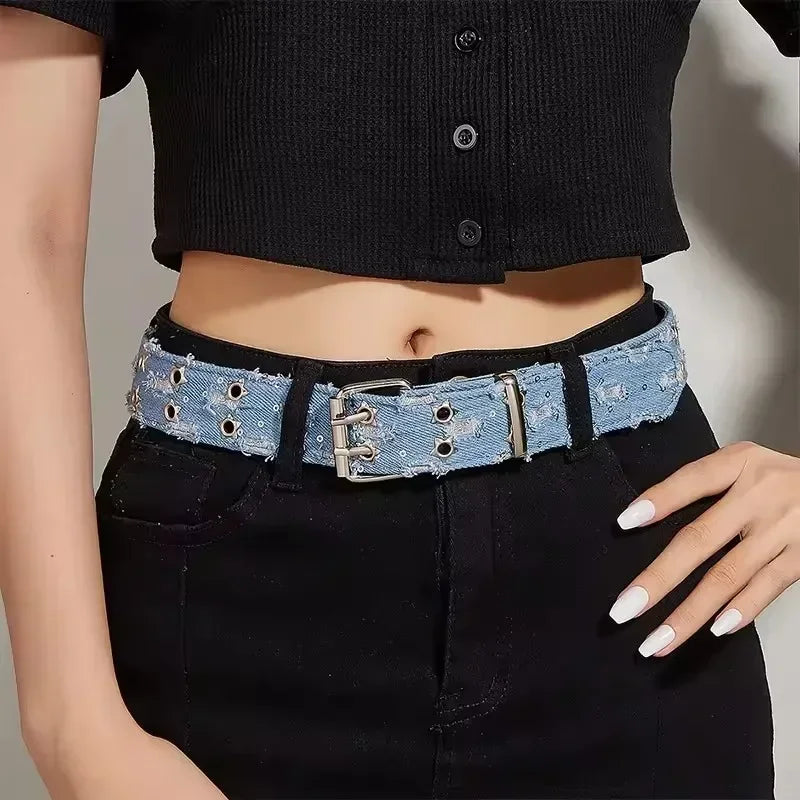 Y2K Star Hollow Punk Belt