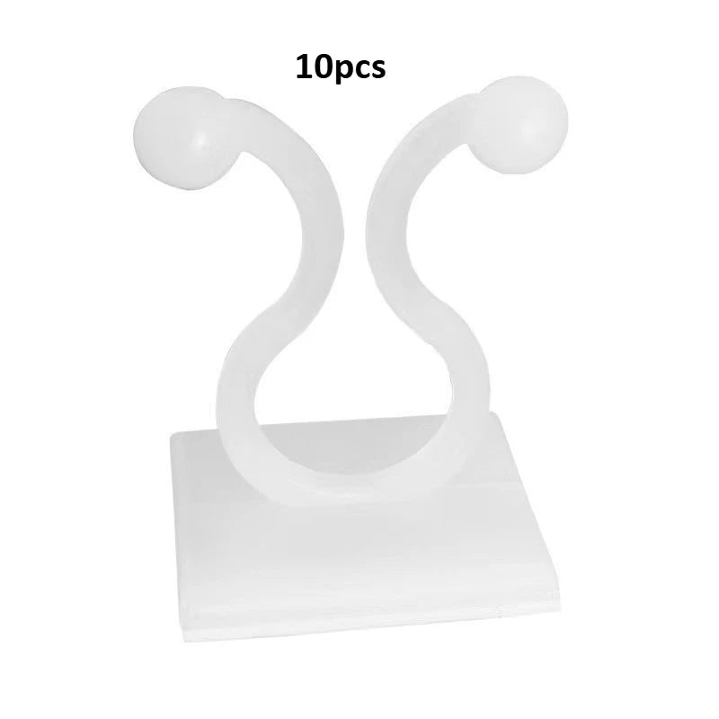 100pcs-Home Garden Plant Climbing Wall Fixture Clips Rattan Vine Fixer Self-Adhesive Plant Climbing Wall Fixed Buckle Hook