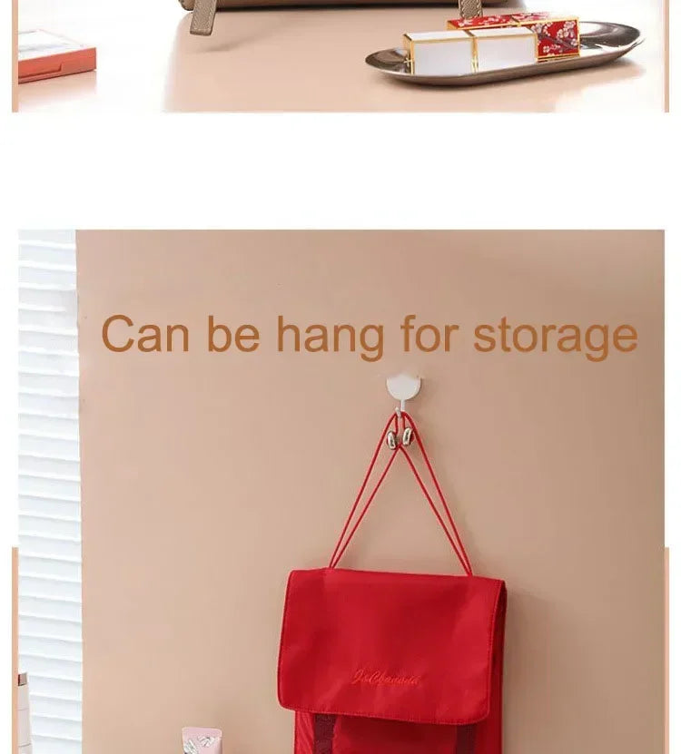 Large Makeup Organizer Bag, Travel Cosmetic and Toiletry Case for Women