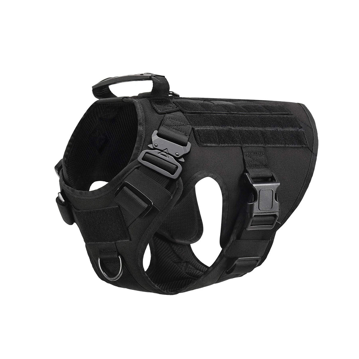 Tactical Dog Harness with MOLLE Pouches, No-Pull Training Vest for Medium and Large Dogs