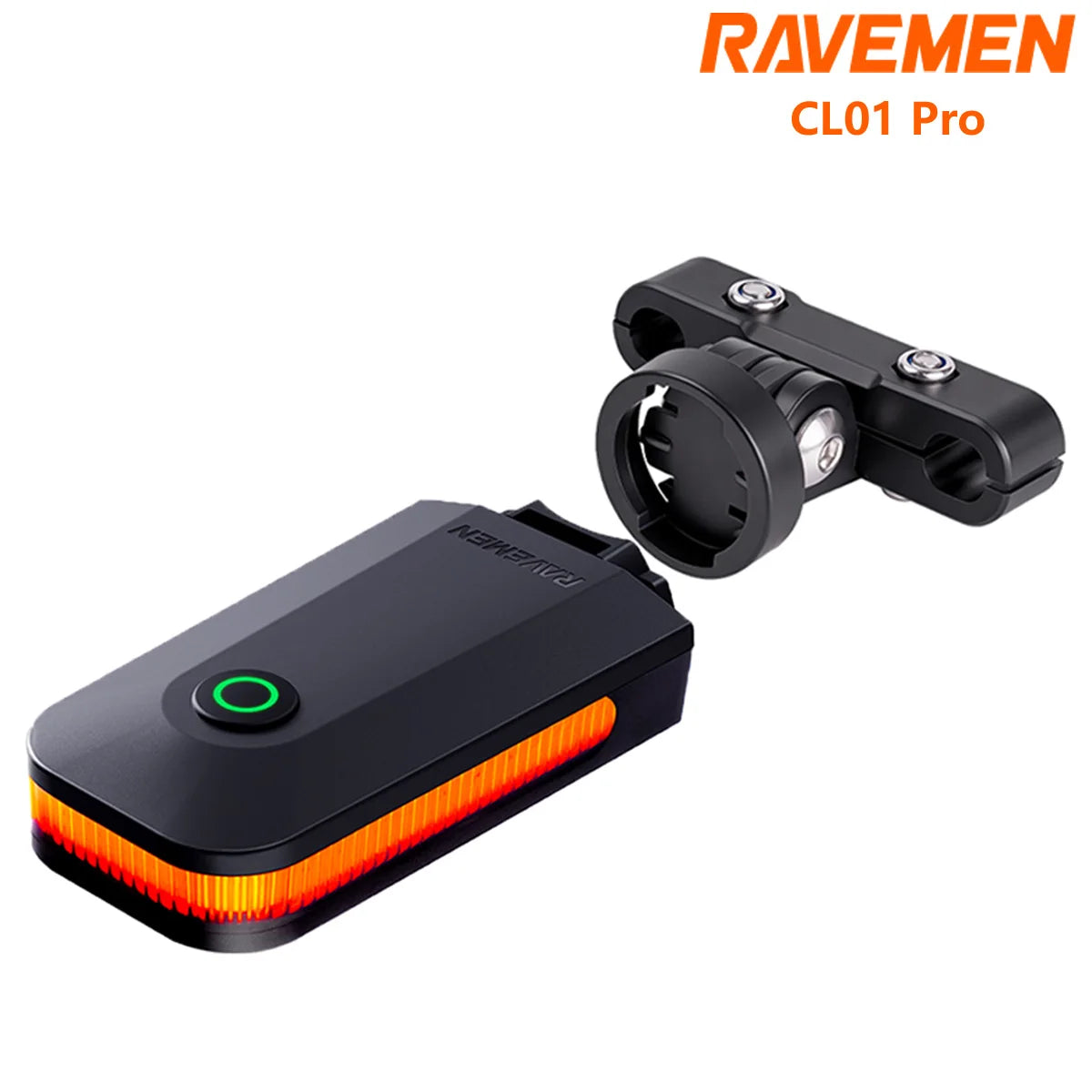 CL01 Pro Bike Rear Light Bicycle LED Taillight USB-C Rechargeable Auto On-off Brake Sensor Side Visibility Lightweight Compact ABM25 Update Mount