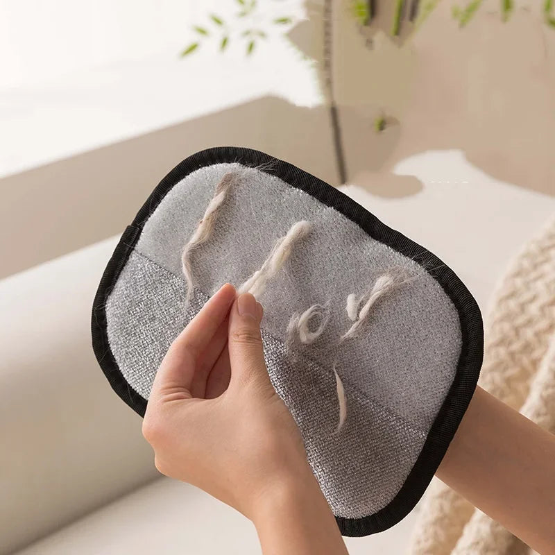 Pet Grooming Deshedding Gloves, Pet Hair Remover Brush Glove for Dog, Cat, Rabbit, Long Short Curly Fur