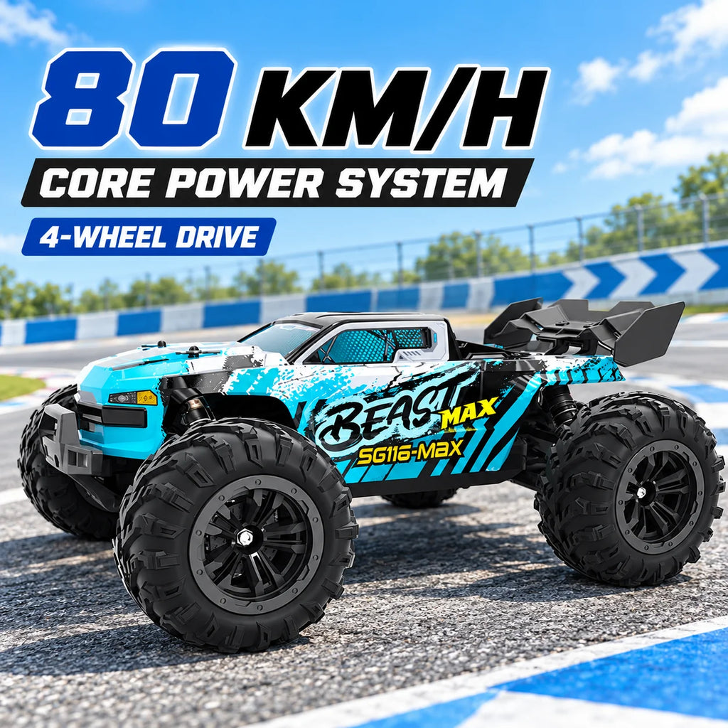 RC Car Buggy 1:16 4 Wheel Drive Off-Road SG116MAX PRO Vehicle Optional Brushless Motor Anti-Slip Tire Remote Control Racing Truck