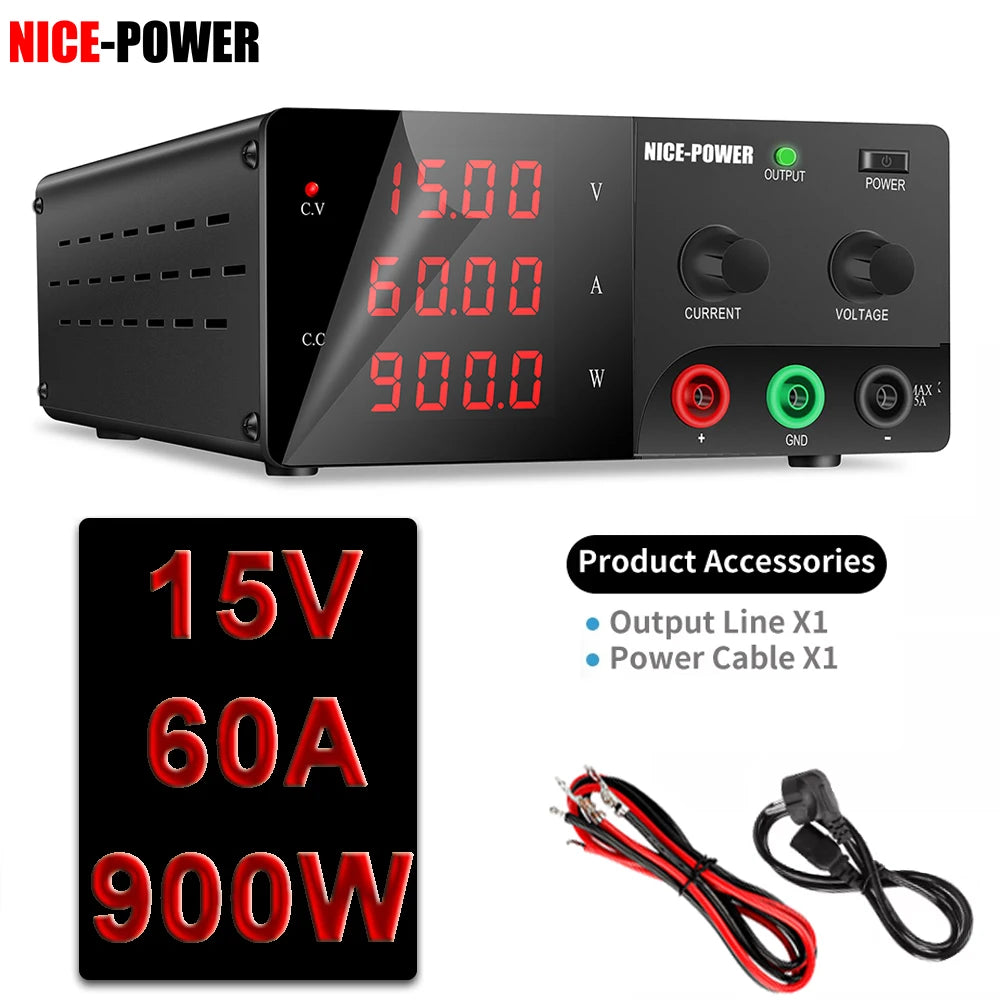 KUAIQU Adjustable DC Bench Power Supply