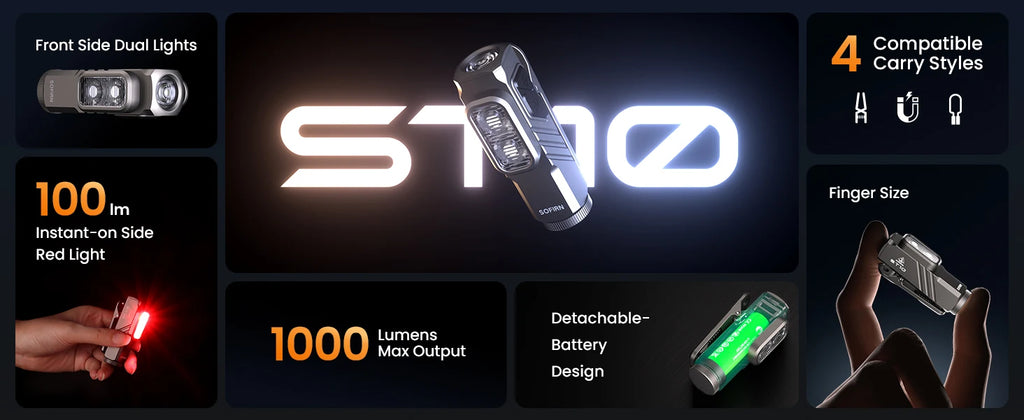 SOFIRN ST10 1000lm EDC Flashlight