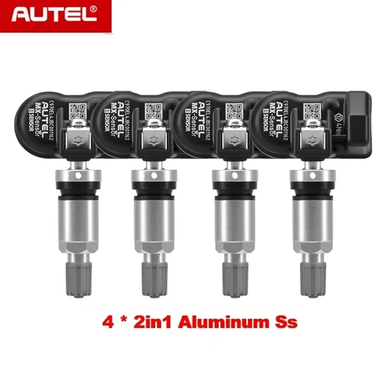 Autel MX Sensor 4PCS 8PCS Set 433 315MHZ TPMS Sensor Tire Repair Tools MaxiTPMS Pad Tire Pressure Monitor Programmable MX-Sensor