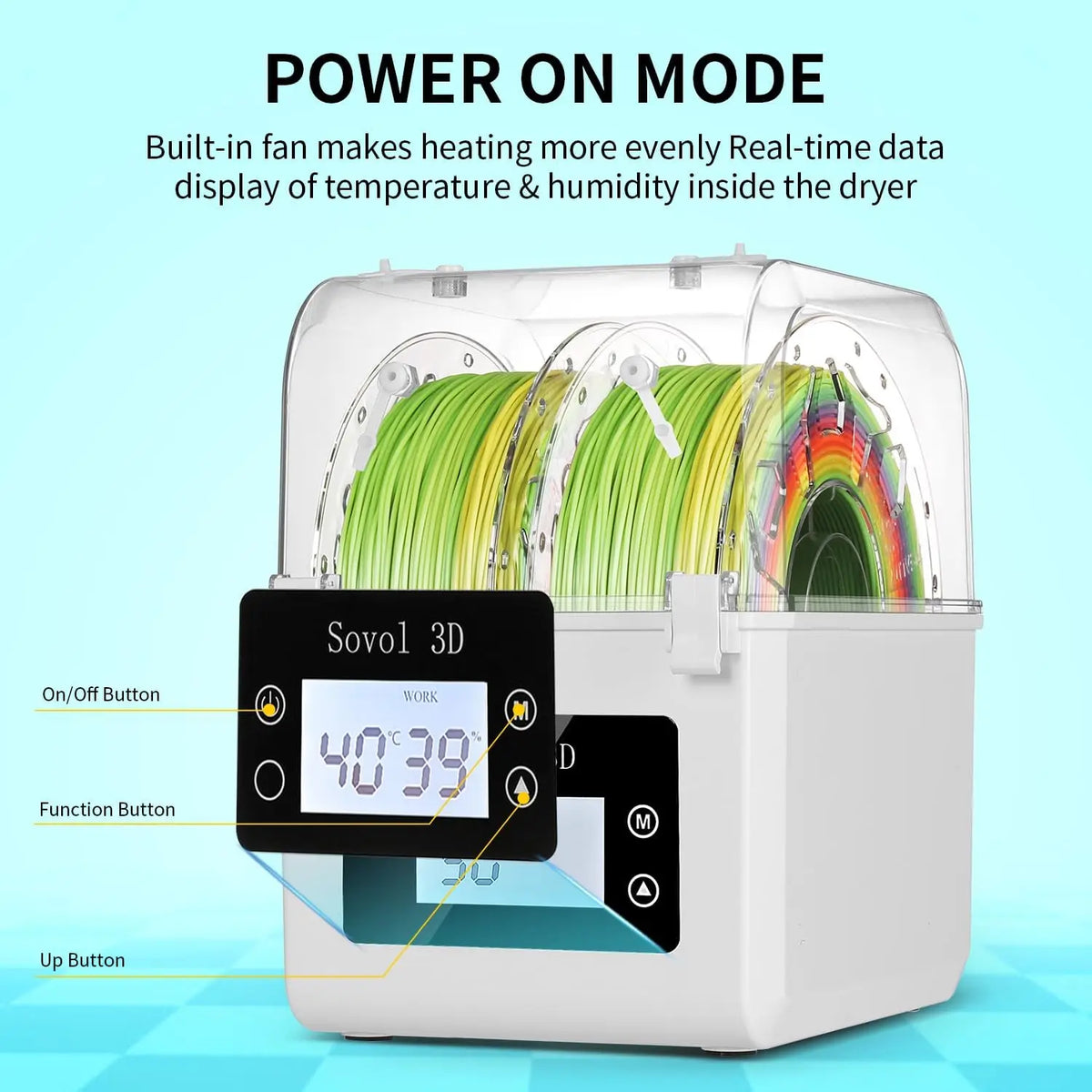 Sovol Dual-Spool Filament Dry Box
