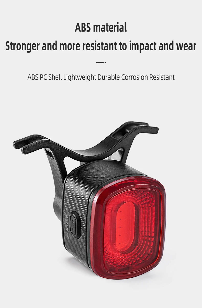 ROCKBROS Smart Brake-Sensing Bike Tail Light