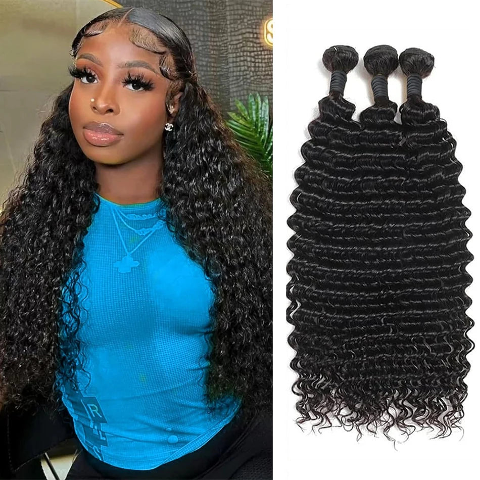 Burmese Curly Human Hair Bundles