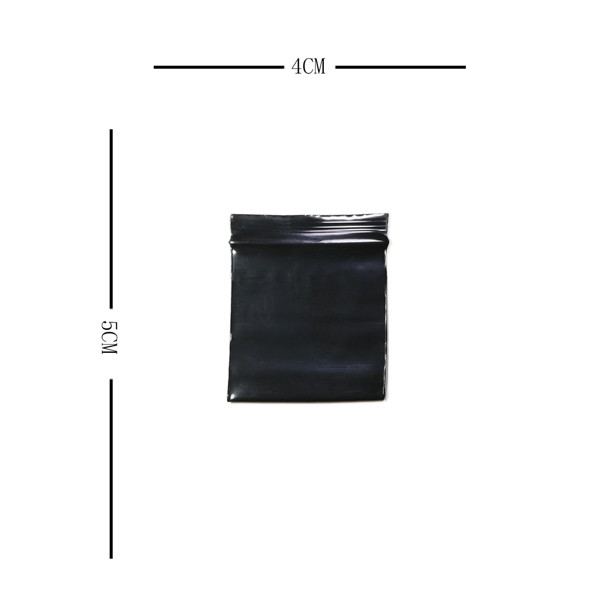 100pcs Multi Sizes Reclosable Poly Ziplock Package Pouches Black Heat Sealing Zip Lock Plastic Storage Bags