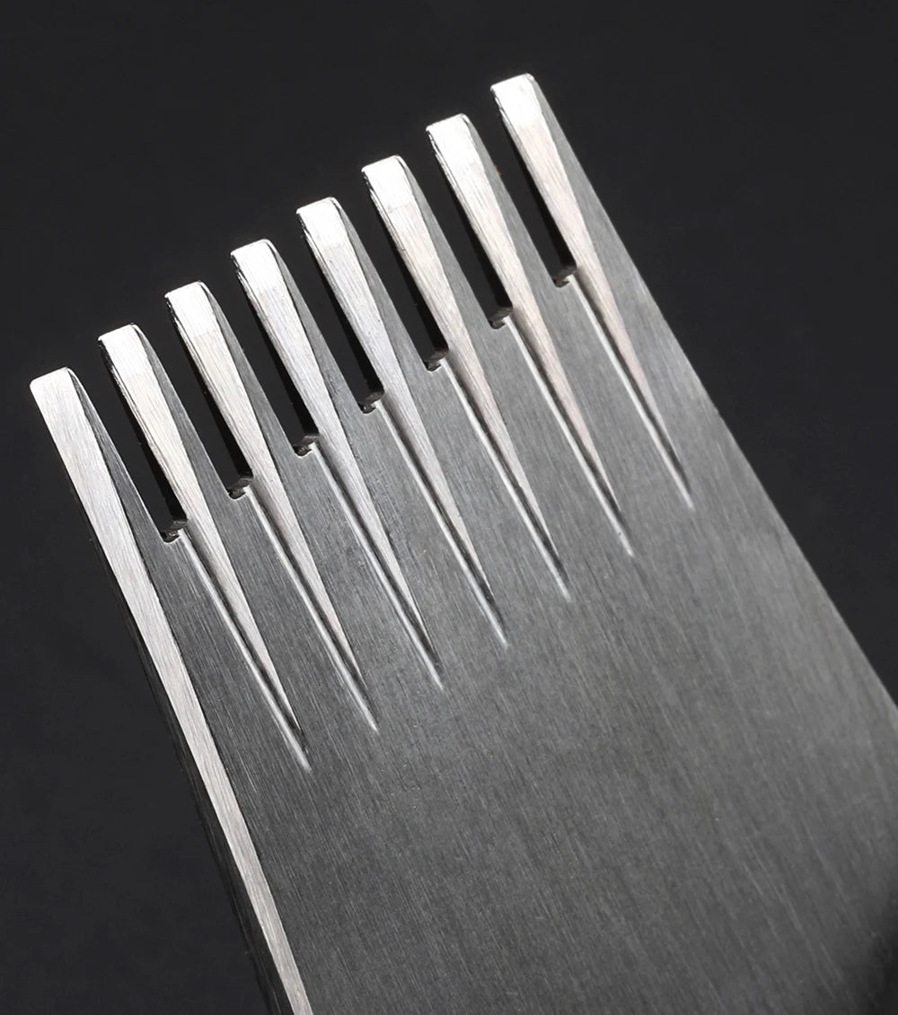 WUTA 1pc High Quality Sharp Leather Chisel French Style Pricking Iron Die-steel Leather Punching Tool Polish-2.7/3.0/3.38/3.85mm