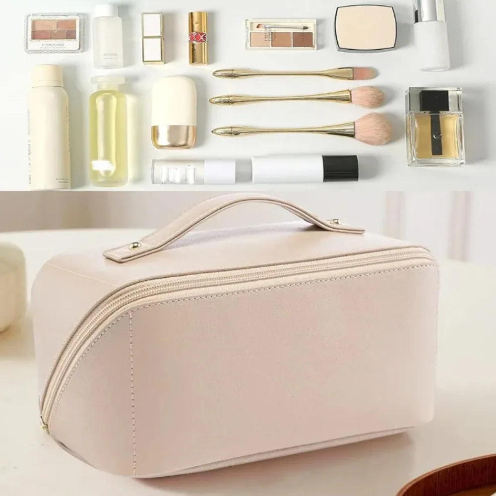 Large Makeup Organizer Bag, Travel Cosmetic and Toiletry Case for Women