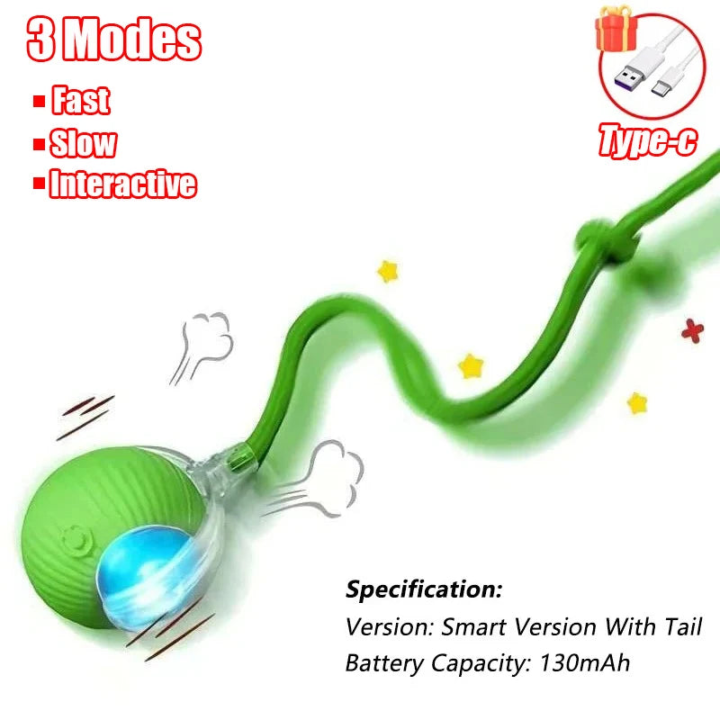 Automatic Rolling Cat Ball Toy