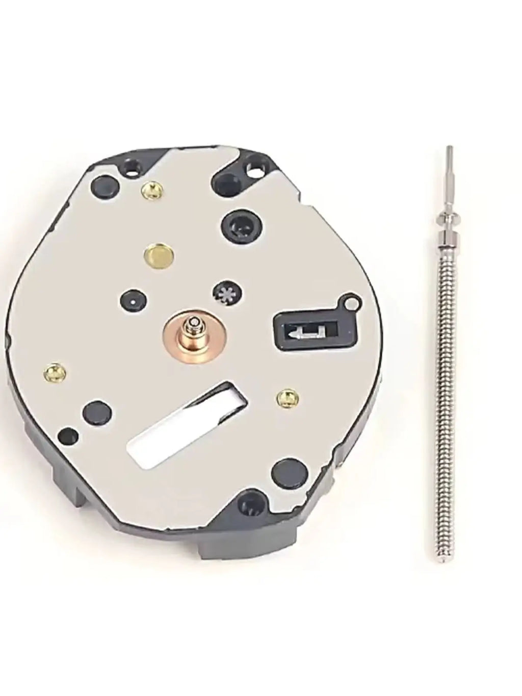 Quartz Chronograph Watch Movement 30.8mm, Single Calendar Replacement Movement for Watch Repair
