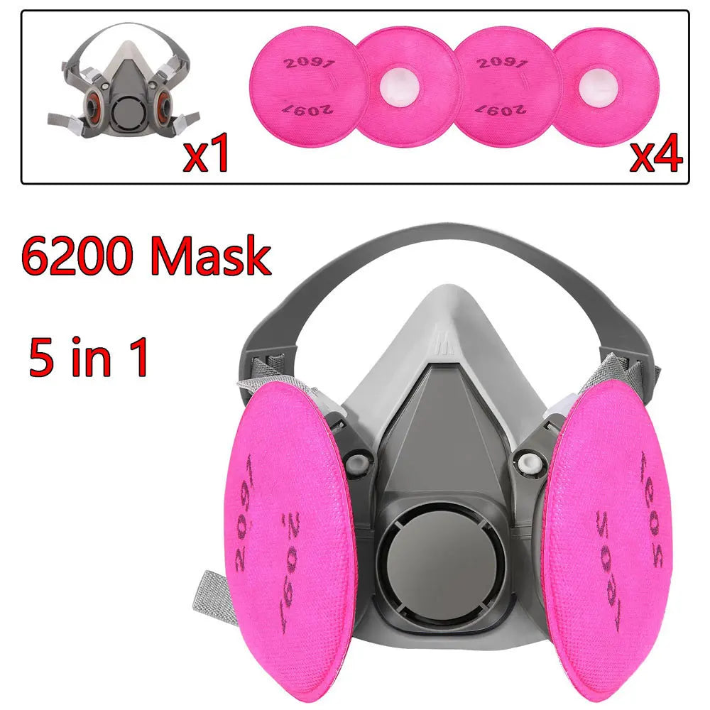 Half Face Respirator Mask Kit
