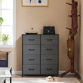 Fabric 8-Drawer Dresser Storage Cabinet