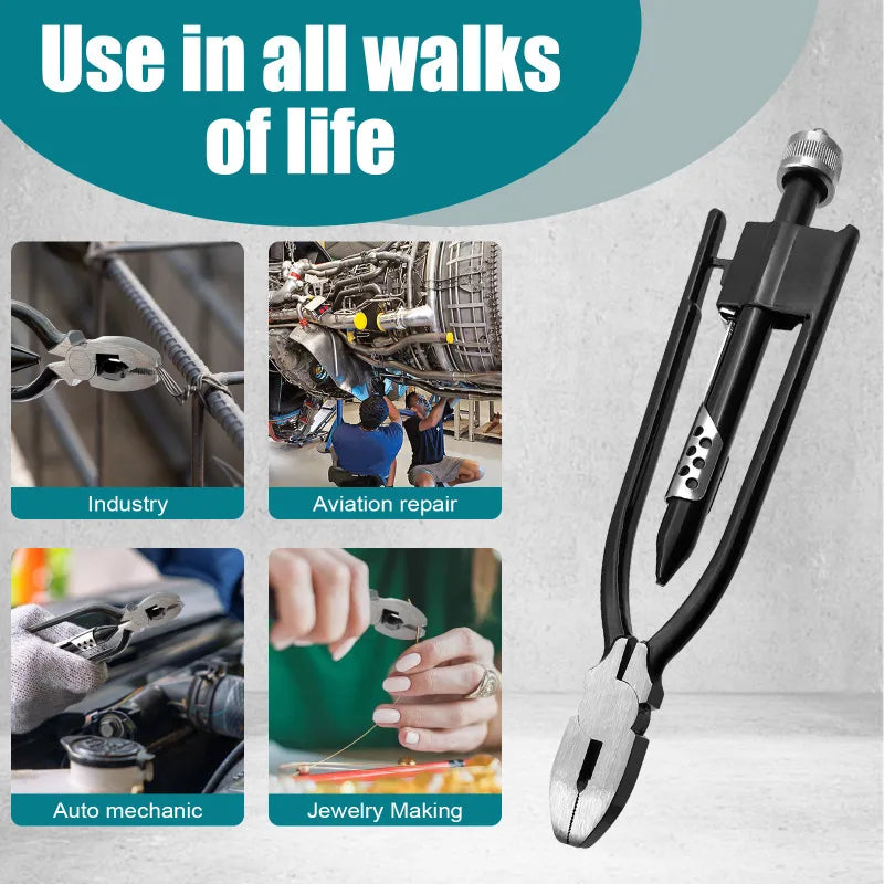 6/9 Inch Safety Wire Pliers with 50ft Safety Wire Heavy Duty Wire Twisting Tool for Aircraft Hinery Vehicles, Preventing Hardware Loosening, Safety Wire Twisting, Heavy Duty Pliers, Durable Build Quality, Reliable Performance