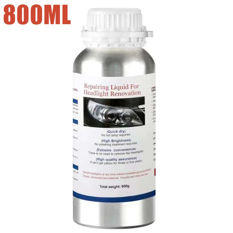 Car Headlight Restoration Kit, 800ml