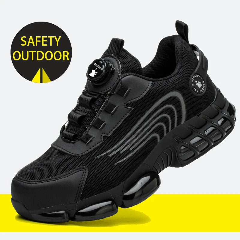 Steel Toe Slip-On Work Shoes, Puncture Resistant