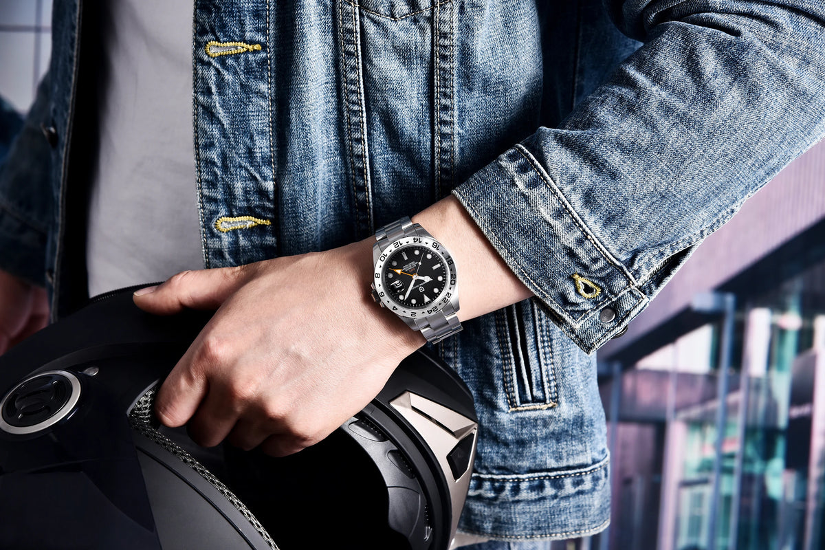 PAGANI DESIGN 42mm Automatic GMT Men's Watch