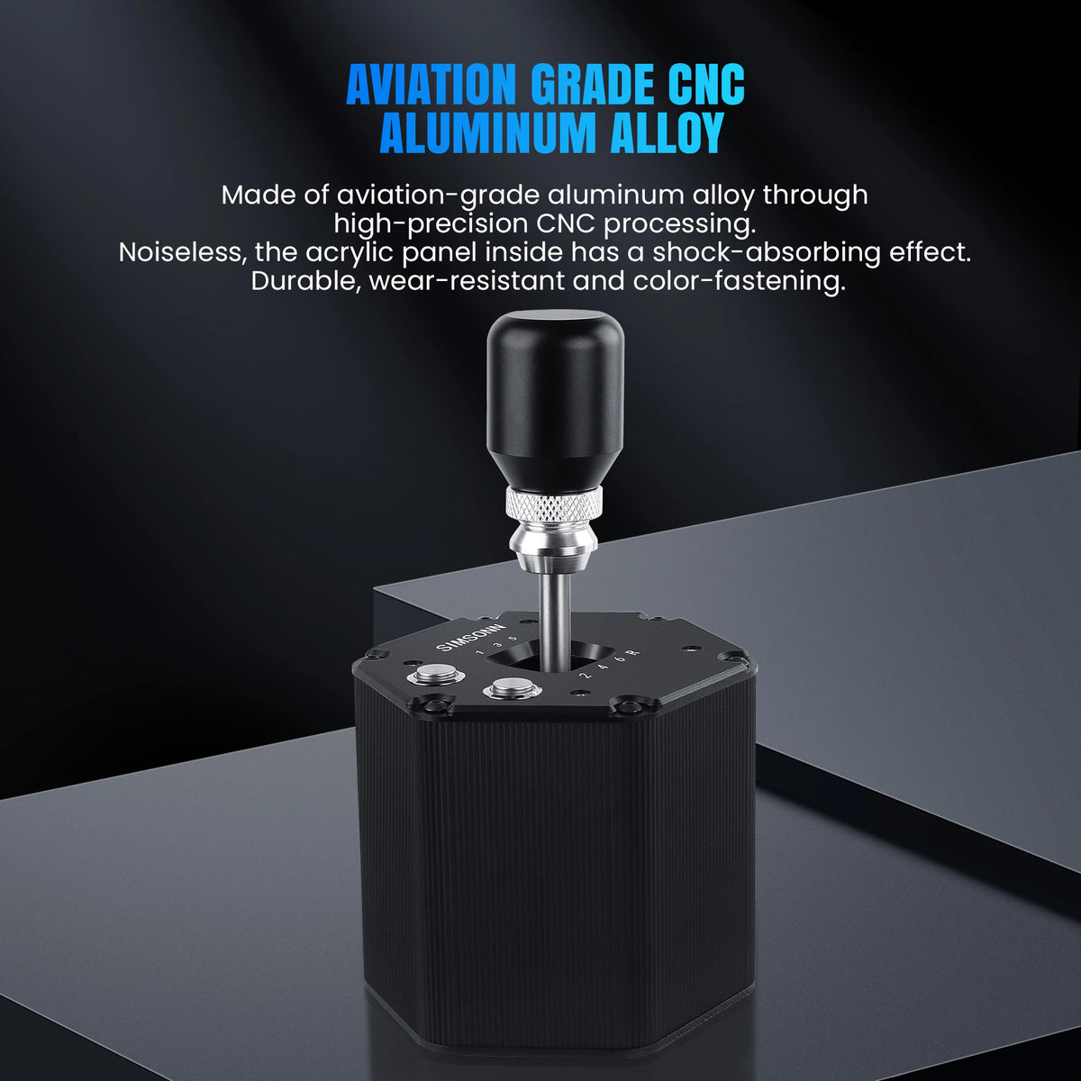 SIMSONN 6+R H Gear Shifter Compatible with Logitech G27 G29 G25 G920 For ETS2 Simracing Game Hall Sensor Sim Shift USB Connection to PC