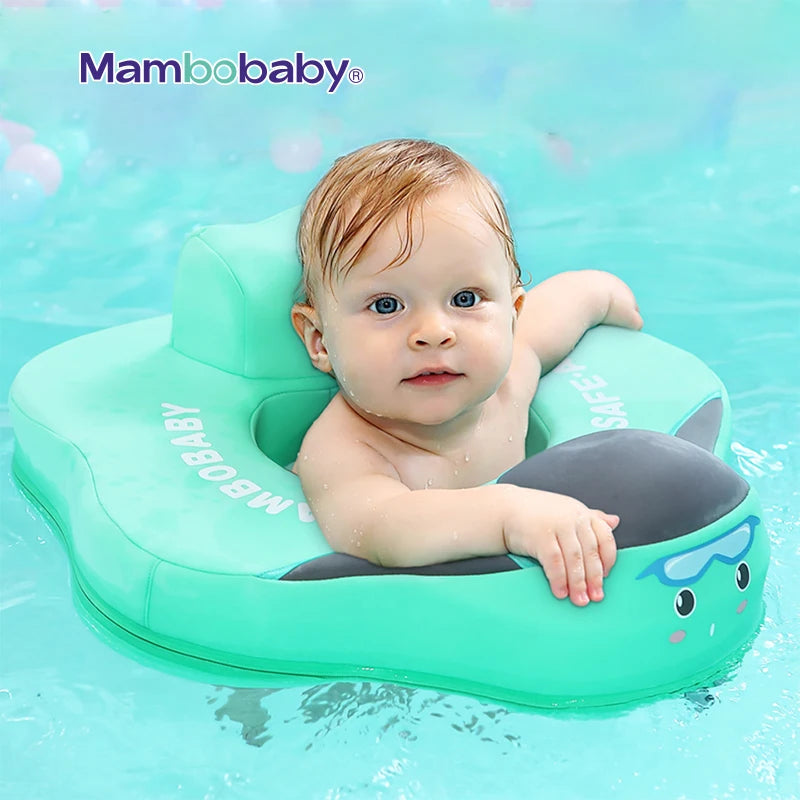 Baby Float with Seat Large Swimming Ring for Infant No Inflation Pool Accessories 6-18-24 Months Pool Game Toys
