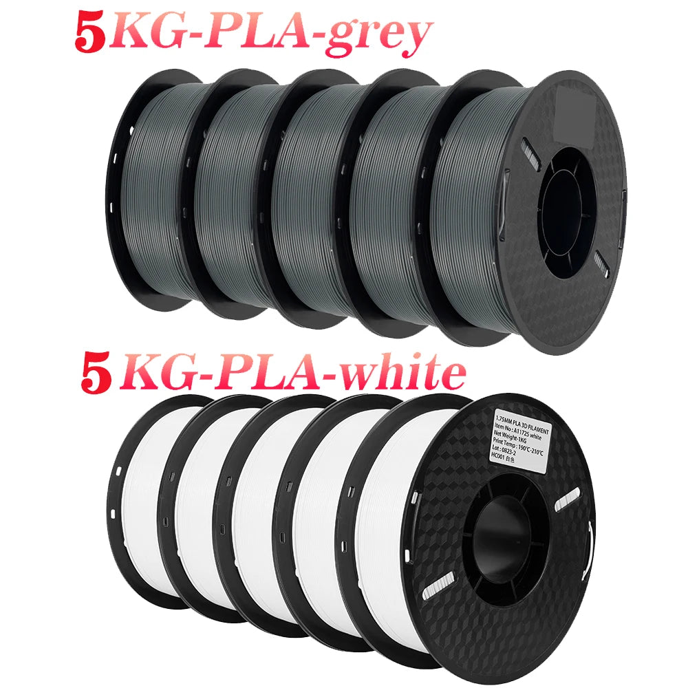 KINGROON PLA & PETG Filament Bundle, 10kg