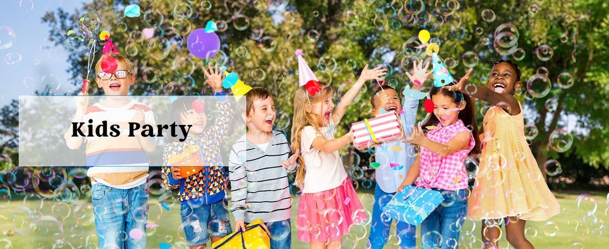 JOYFY 14.6'' Big Bubble Wands Bubble Wand Bulk with Refill Solution for Kids Summer Toy Party Favor Outdoors Activity