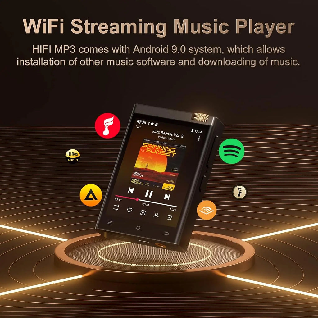 Hi-Fi MP3 Player with Bluetooth & Wi-Fi