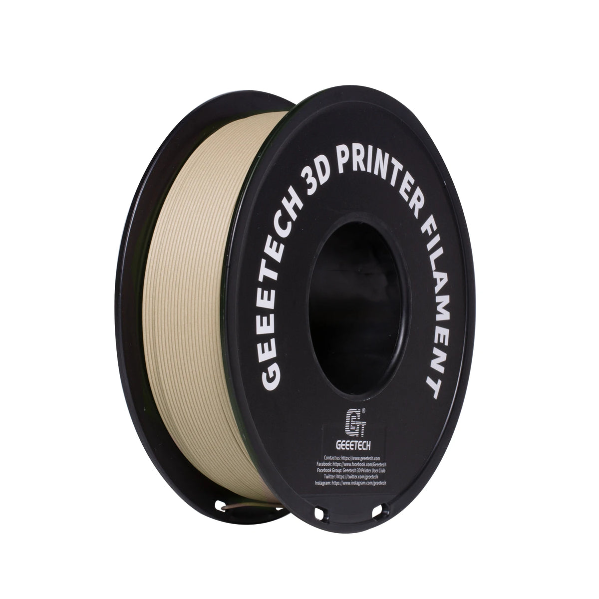 Geeetech Wood PLA 3D Printer Filament 1.75mm 1kg, Natural Wood Finish
