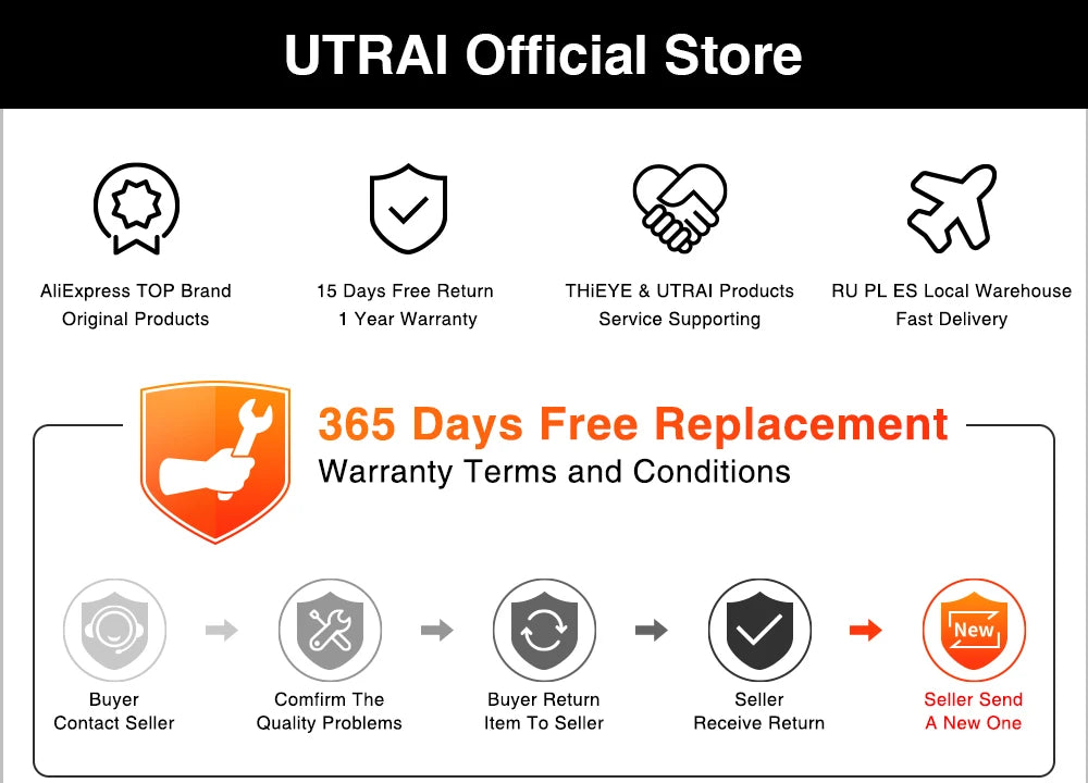 UTRAI Power Bank 4000A Jump Starter Portable Charger Car Booster 12V Auto Starting Device Emergency Car Battery Starter