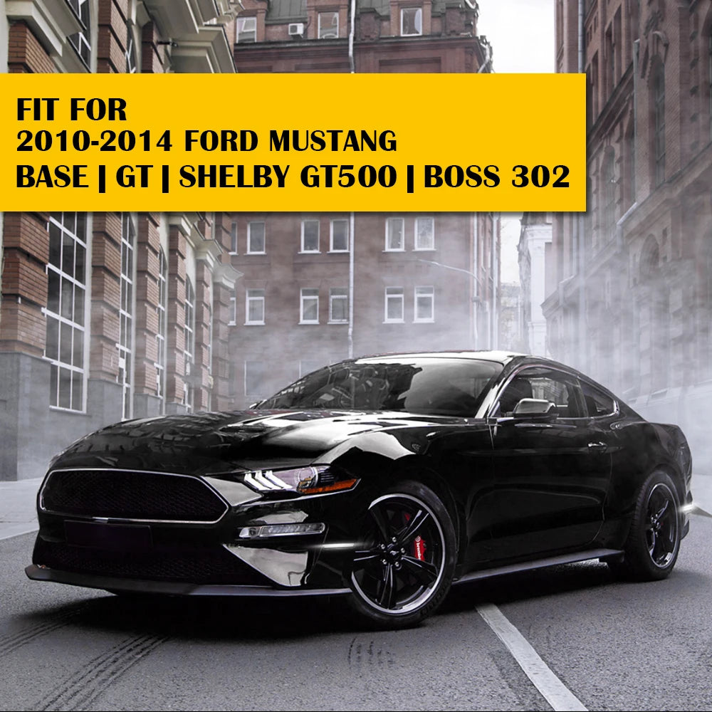 4/2Pcs LED Turn Signal Front Rear Bumper Side Marker Lights For Ford Mustang GT Shelby GT500 Boss 302 2010 2011 2012 2013 2014